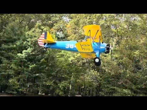 PT-17 flight at American Heritage Museum's "Historic Aviation Weekend", Sept. 14, 2025