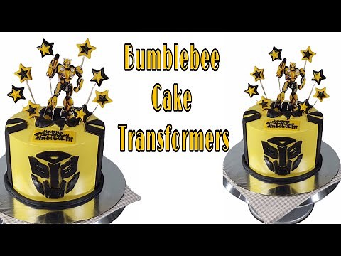 Bumblebee cake transformers