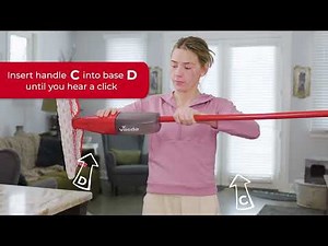 How To Assemble 3-Piece Handle for Vileda ProMist MAX Spray Mop