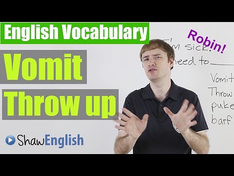 English Vocabulary: Vomit / Throw Up