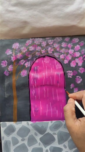 #satisfyingvideo#paintingshorts#windowview#artideas#beginners#paintingtutorial#easydrawing#simple