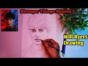 Stranger Things Season 5 Drawing |Will Byers Outline Drawing |Step By Step Drawing Tutorial