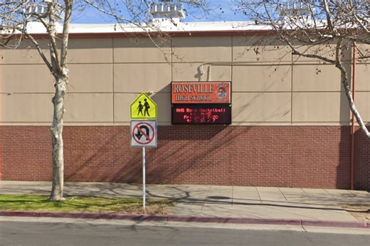Electric School Bus Fire Near Roseville High School