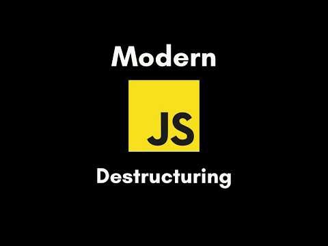 Modern JavaScript #3 | Destructuring Explained | Hindi