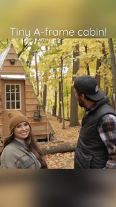 444K views · 5.7K reactions | They built a tiny A-frame cabin in just 7 days! #TinyHouse #AFameCabin #CabinTour #HomeIn7Days #DIYHome #SmallLiving #EcoFriendly #HouseGoals #DreamHome #AdventureAwaits | Tiny House Giant Journey | Facebook