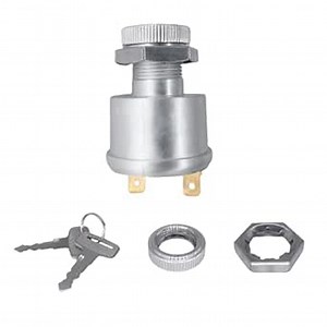 17421G1 Ignition Key Switch for EZGO Electric Golf Cart 1981-Up 2 Terminal 4 Key Ignition on Off Switch Replace 17421G1, 13546G1, 10681G2, 10681G1 (w37)