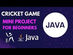 Cricket Game in JAVA | Mini Project in JAVA | Beginner level | Logic and Execution explained