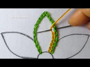 Latest Hand Embroidery Creative Work New Super Elegant Colorful Flower Amazing Design Easy Tutorial