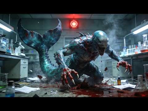 Mutant mermaid seeks revenge, shreds guards, boxing champion battles monster to save son.