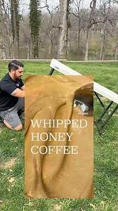 Whipped honey coffee… I like honey.