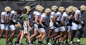 2024 Purdue football training camp content portal