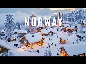 Norway 4K | Winter Wonderland of Fjords, Frozen Lakes & Hidden Nordic Villages in the Snow