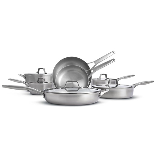 Calphalon Premier 12-Piece Triply Stainless Steel Cookware Set - Samsclub.com