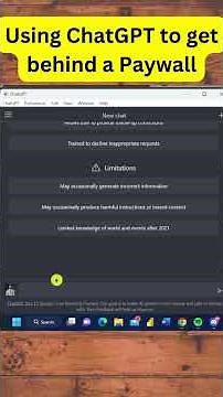 Using ChatGPT to get behind a Paywall
