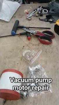 Vacuum pump motor repair