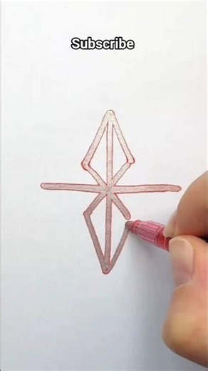 very easy drawing with 3d star #art #drawing #shorts #vairal #trending #shortsfeed #diy #3d #star