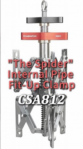 The Spider Internal Fit-Up Clamp ensures precise pipe and flange alignment for welding. #welding