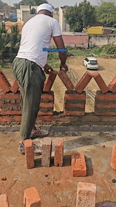 Brick parapet design #design | Sk Mainuddin