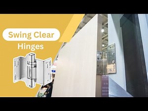 Swing Clear Hinges 33” Clearance | ADA Compliant #Hinges #SwingClear