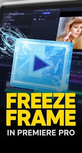 How to Freeze Frame in Premiere Pro (Super Easy!) #videoediting #shorts #shortvideo #premierepro