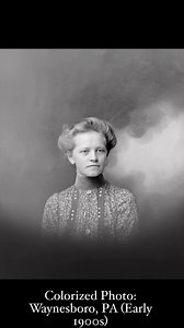 Dive into history with this animated colorized photo from my glass negative collection, captured in Waynesboro, PA, during the early 1900s. Watch as the past comes to life in vibrant color! Don’t forget to like, subscribe, and share. #Restore #Colorize #AdobePhotoshop #VintagePhotography #HistoryInColor | Memory Lane Photos