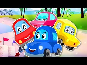 Little Red Car | Nursery Rhymes Song | Car Song For Kids And Babies