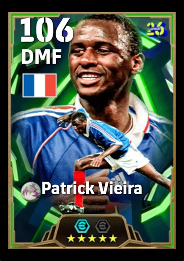 106 Patrick Viera Max training #new patrick vieira efootball 2026 training #new viera efootball