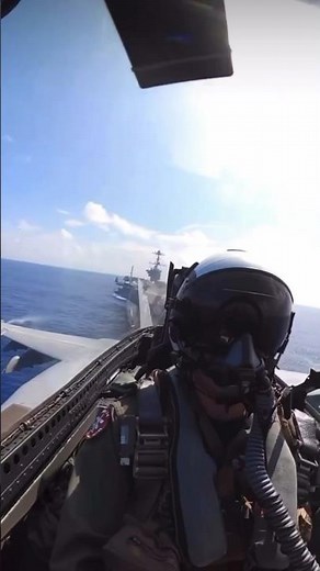 F18 Aircraft Carrier Catapult Take Off Cockpit POV | Amazing Footage! 🇺🇸🦅
