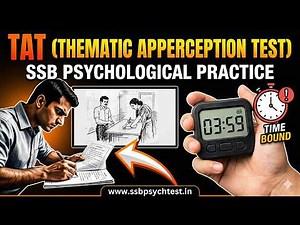 SSB TAT Full Mock Test (Set 1) | Real Time Practice | DIPR Pattern