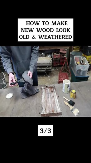 HOW TO MAKE NEW WOOD LOOK OLD _ WEATHERED