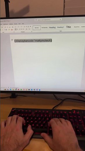 Make QR-codes in Word