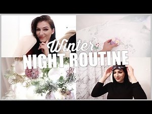 MY WINTER NIGHT ROUTINE ☕️ Routine du soir 🌙