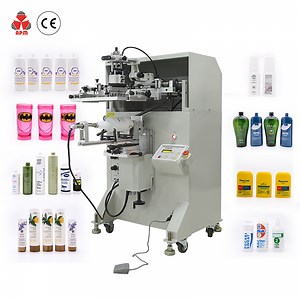[Hot Item] Semi Automatic Flat Round Oval Bottle Screen Printing Machine