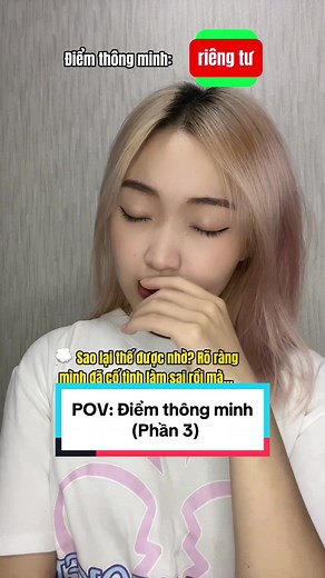Trả lời @quangchung P3 #pov Mỗi năm, hệ thống sẽ cập nhật điểm thông minh của mỗi người trên thang điểm 100. Bạn chọn cài đặt điểm ở chế độ riêng tư #tiktokawardsvn2023 #tiktokgiaitri #vietdrama #hotpling