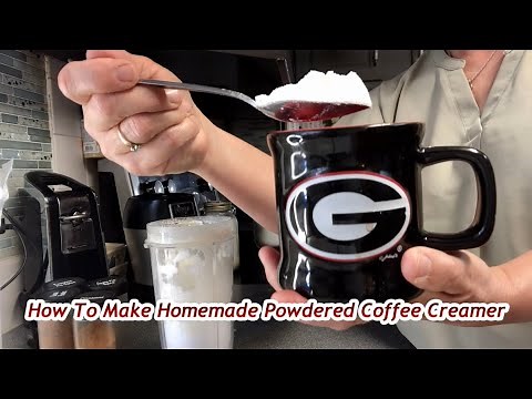 How To Make Homemade Coffee Creamer Homemade Powdered Coffee Creamer