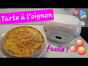 Onion tart, easy recipe with the Cake Factory Infinity
