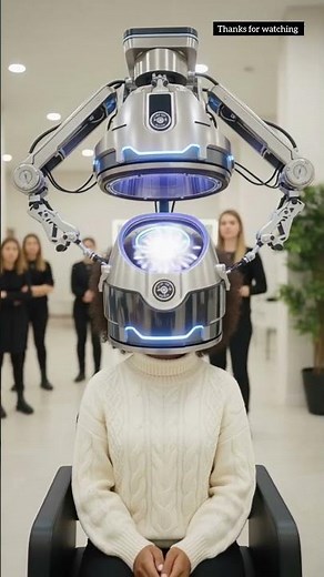 Dubai’s Newest AI Barber Pod Will Shock You 😲AI Haircut Machine 3.0 ✂️ Dubai’s Future Is Here!
