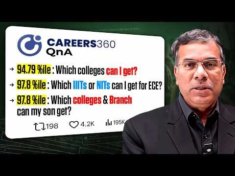 JEE Main Q&A: 94.79%ile, 97.8%ile – Which NITs, IIITs & Colleges Can You Get? #jeemain2026
