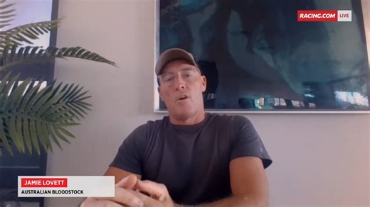 8.8K views · 85 reactions | "I think they'll be showing that race for a long time." Australian Bloodstock's Jamie Lovett reminisces on Mugatoo's 2021 All-Star Mile triumph in the pouring rain  | Racing.com | Facebook