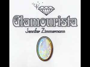 Coloring Tutorial: White Opal Gemstone, By Jennifer Zimmermann (Music Version).