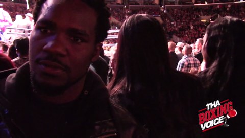 Fernando Guerrero's immediate reaction to Danny Garcia defeating Robert Guerrero