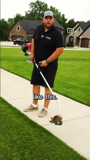 How to Hold an Edger the Right Way!