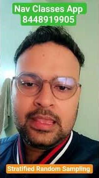 Stratified Random Sampling | Gaurav Soin
