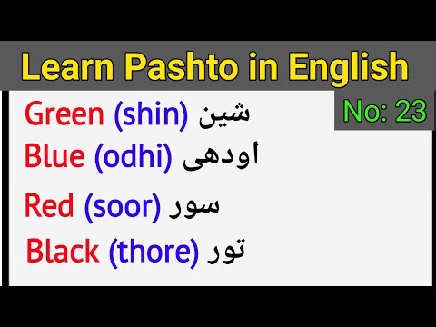 English to Pashto words meaning lesson 23 | English to Pashto learning | learn Pashto in English