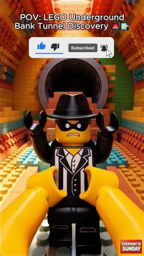 POV: LEGO Underground Bank Tunnel Discovery 🚨🏦