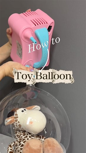 トイバルーンの作り方🦒 #balloon #バルーン #balloons #バルーンギフト#トイバルーン