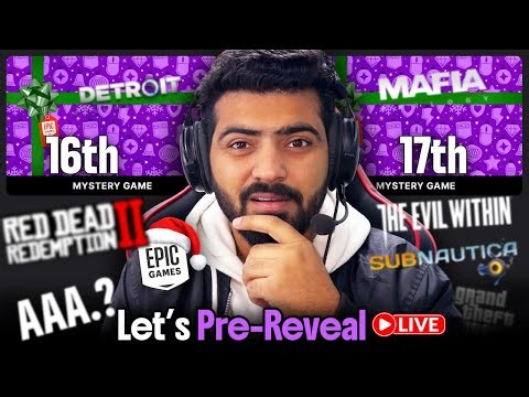 Pre-Reveal of Last (16th & 17th) Mystery Games on Epic Games Store!😍🔥