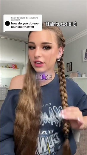 Brooke Monk Braid Tutorial 😮 @notbrookemonk