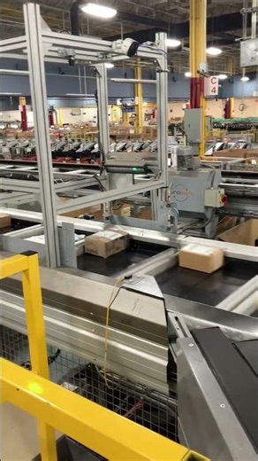What does a mail processing facility look like during the holiday season?