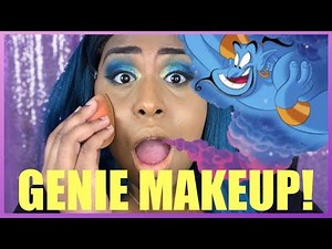 Genie Inspired Makeup! |Disney's Aladdin 2019| Lio